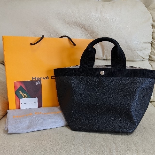 エルベシャプリエ 707GP ノワール×ノワール Herve Chapelier オフ