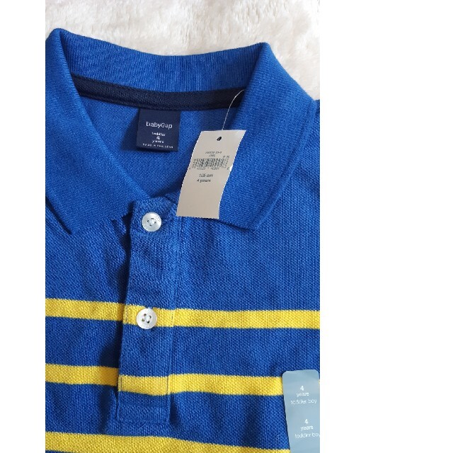 babyGAP(ベビーギャップ)の【タグ付新品】babyGAP105cm♡半袖ポロシャツ キッズ/ベビー/マタニティのキッズ服男の子用(90cm~)(Tシャツ/カットソー)の商品写真