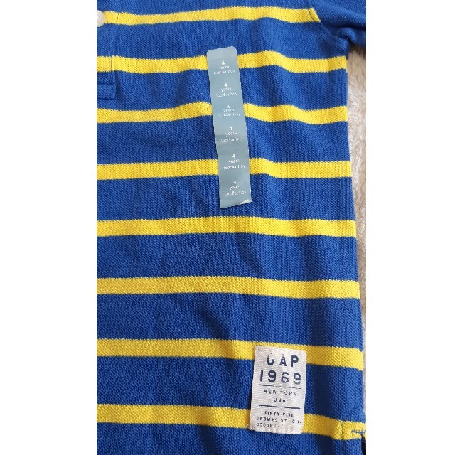 babyGAP(ベビーギャップ)の【タグ付新品】babyGAP105cm♡半袖ポロシャツ キッズ/ベビー/マタニティのキッズ服男の子用(90cm~)(Tシャツ/カットソー)の商品写真