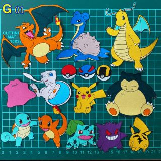 ポケモン(ポケモン)のバタ子様⭐︎ポケモン　ワッペン　G 01(各種パーツ)