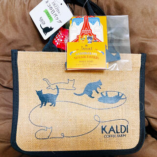 カルディ(KALDI)のカルディ　猫の日バッグとカレンダー(エコバッグ)