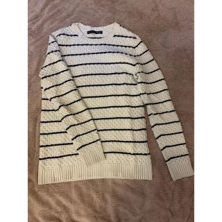 ザラ(ZARA)のZARA コットン ニットセーター(ニット/セーター)