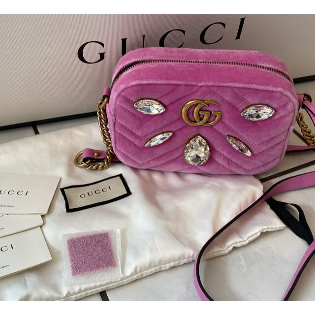 人気商品!】 Gucci - 【ari】超レア⭐︎GGマーモント ピンク