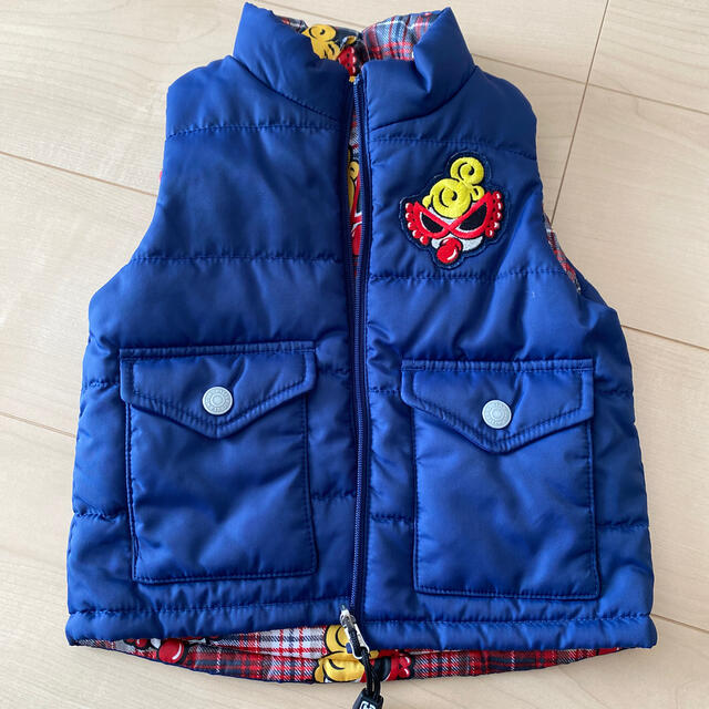 HYSTERIC MINI(ヒステリックミニ)のダウンベスト キッズ/ベビー/マタニティのベビー服(~85cm)(ジャケット/コート)の商品写真