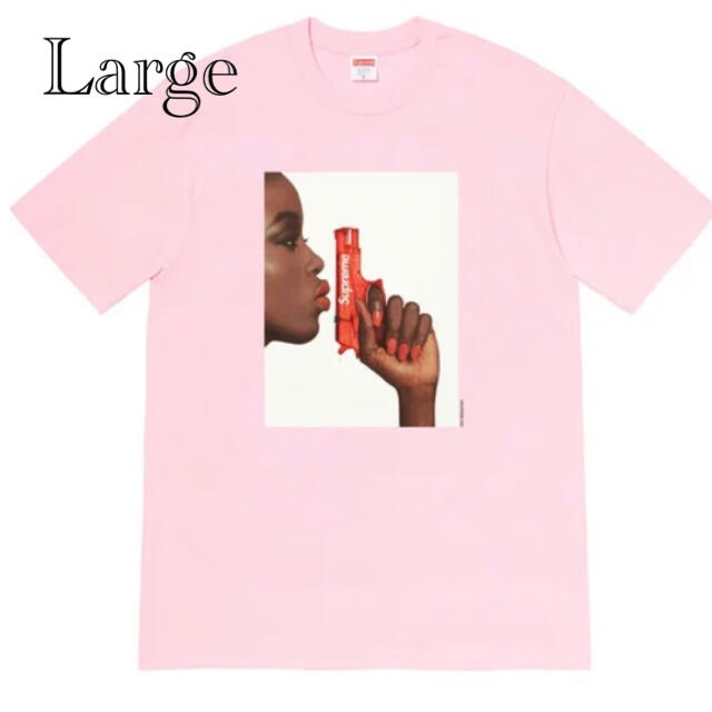 supreme Water Pistol Tee Lサイズ pink