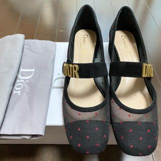 クリスチャンディオール(Christian Dior)の正専用です♡超美品　希少　クリスチャン　ディオール　ドット　パンプス　箱・袋付き(ハイヒール/パンプス)