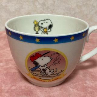 スヌーピー(SNOOPY)のSNOOPY マグカップ(ベースボール)(グラス/カップ)