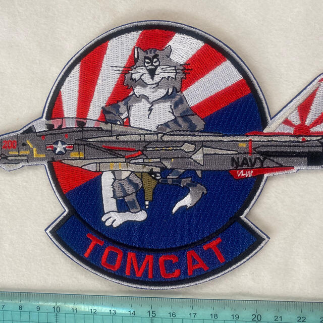 米海軍グラマン F-14 Tomcatフライデートムキャットミリタリーパッチ熱着