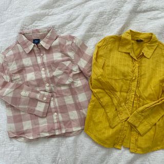 ギャップキッズ(GAP Kids)のGAP kids シャツ　110 2枚セット(ブラウス)