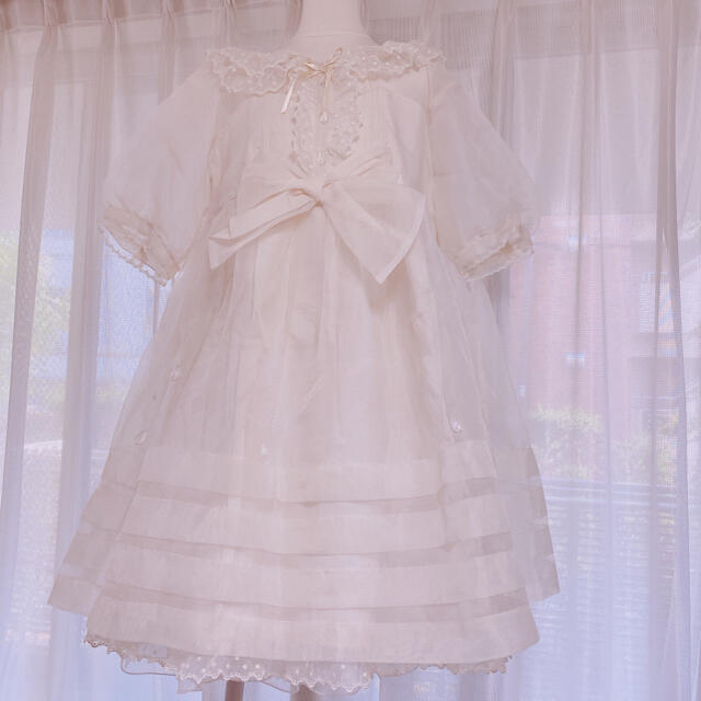 Angelic Pretty ガラスの人形ワンピース　アイボリーレディース