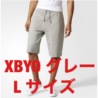 アディダス(adidas)のアディダス XBYO エックスバイオー ハーフパンツ 中村里美コラボ グレーL(ショートパンツ)