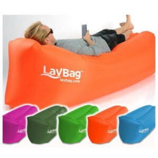 コールマン(Coleman)の【新品未開封】laybag エアソファー　オレンジ(その他)