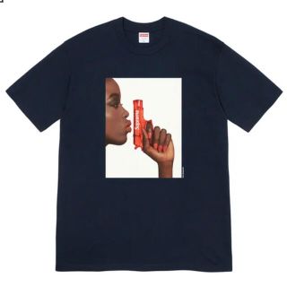 シュプリーム(Supreme)のSupreme Water Pistol Tee L Navy(Tシャツ/カットソー(半袖/袖なし))