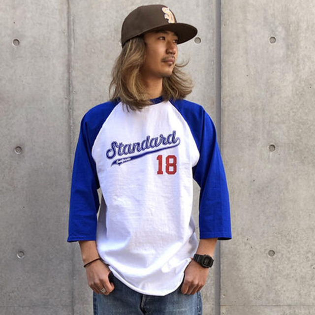 STANDARD CALIFORNIA(スタンダードカリフォルニア)のSD 18th Anniversary 3/4Sleeve Baseball T メンズのトップス(Tシャツ/カットソー(七分/長袖))の商品写真