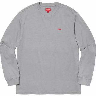 シュプリーム(Supreme)のsupreme small box L/S tee grey グレー　XL(Tシャツ/カットソー(七分/長袖))