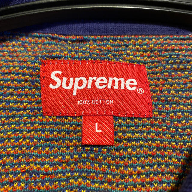 Supreme Patchwork Knit Zip Up Polo