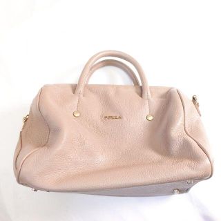 フルラ(Furla)の■Furla　ミニボストンバッグ　ベージュ　レディース(ボストンバッグ)