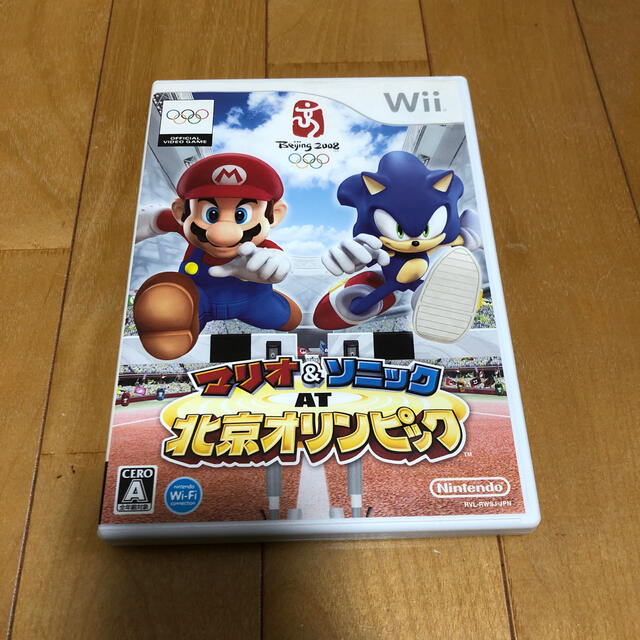 Wii(ウィー)のマリオ＆ソニック AT 北京オリンピック Wii エンタメ/ホビーのゲームソフト/ゲーム機本体(家庭用ゲームソフト)の商品写真