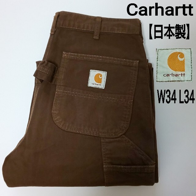 carhartt(カーハート)のなつめ様専用【日本製】90s Carhartt ペインターパンツ W34×L34 メンズのパンツ(ペインターパンツ)の商品写真
