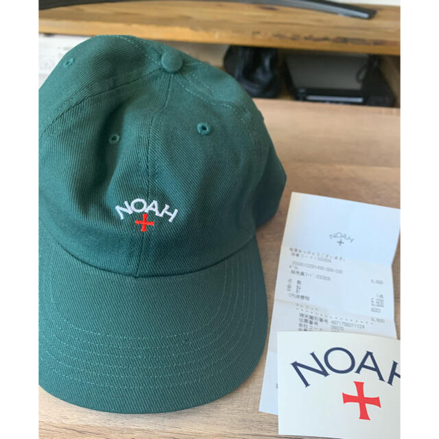 noah nyc core logo cap 21年FW ダークグリーン