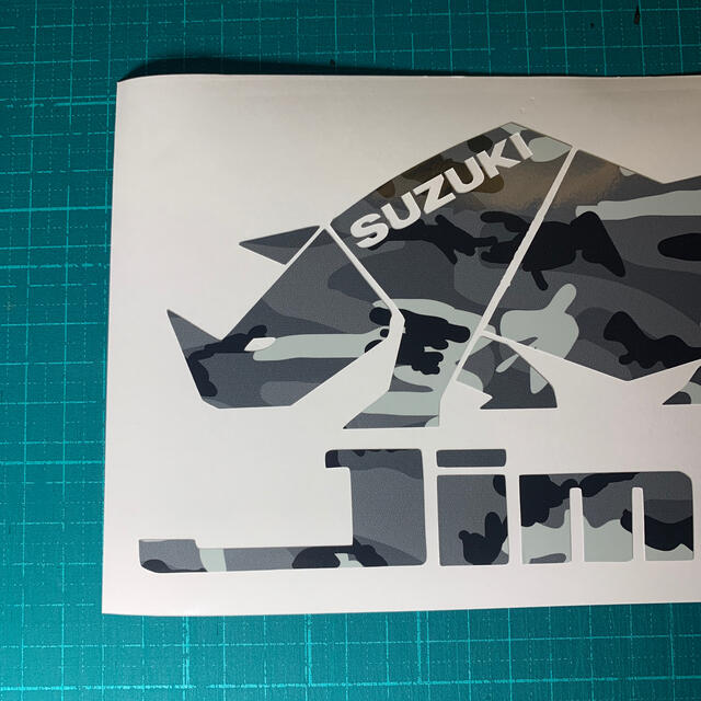 新型ジムニー サイ スペアタイヤカバー スッテカー スズキ ジムニー 山