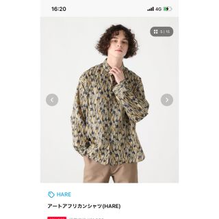 ハレ(HARE)のHAREアフリカンシャツしじみん様専用(シャツ)