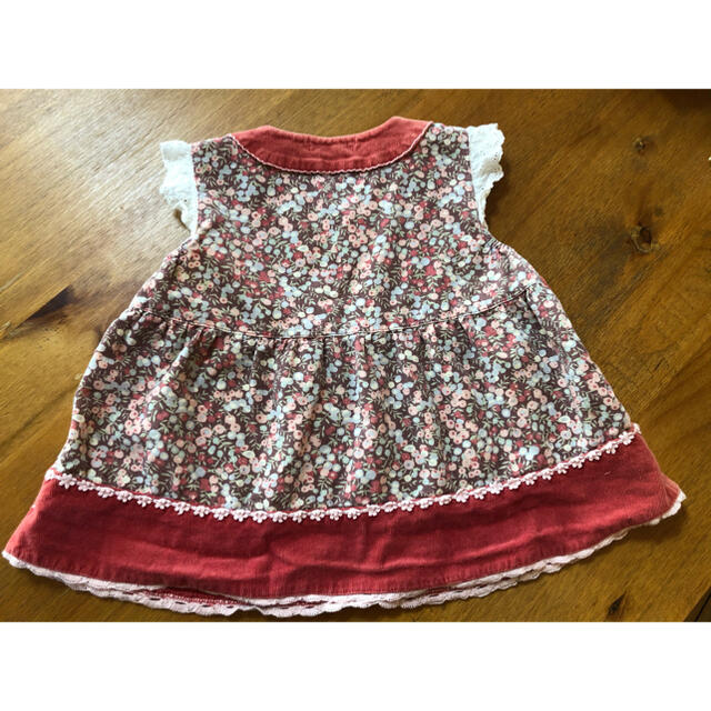 coeur a coeur(クーラクール)の【coeur a coeur】【中古】ワンピース90ガールズ キッズ/ベビー/マタニティのキッズ服女の子用(90cm~)(ワンピース)の商品写真