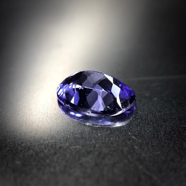 夜空色に煌めく宝石 0.70ct 天然 タンザナイト レディースのアクセサリー(リング(指輪))の商品写真