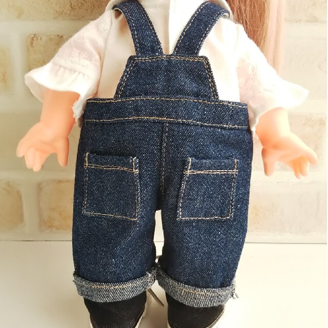 メルちゃんハンドメイド服 トップス×サロペットパンツ