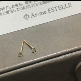 エステルドバルローズ(ESTELLE DE VALROSE)のエステール18gピアス(ピアス)