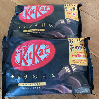 ネスレ(Nestle)のキットカット　ミニ　オトナの甘さ　深いカカオの香り　14枚×2袋　(菓子/デザート)