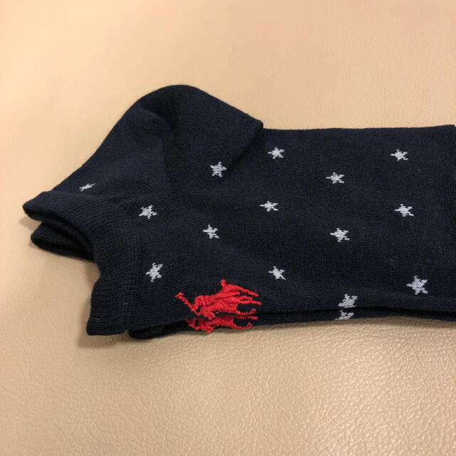 POLO RALPH LAUREN(ポロラルフローレン)の新品　レディース  ポロラルフローレン　超人気柄綿ソックス3足組セット レディースのレッグウェア(ソックス)の商品写真