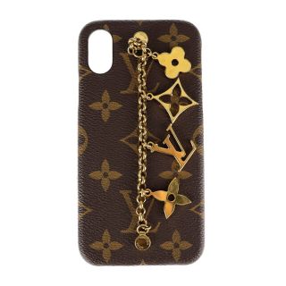 ルイヴィトン(LOUIS VUITTON)のLOUIS VUITTON ルイ ヴィトン  IPHONE バンパー X/XS その他小物 M63899 モノグラムキャンバス   ブラウン ゴールド金具  モノグラムフラワー iPhoneケース ビトン 【本物保証】(iPhoneケース)