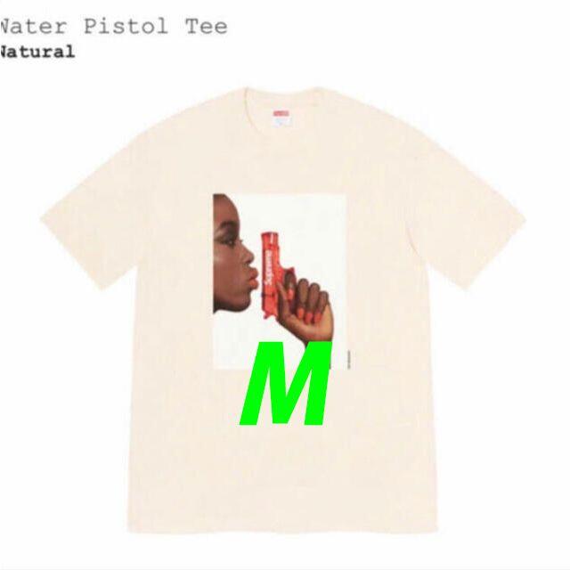 新品未使用 Supreme Water Pistol Tee S ナチュラル