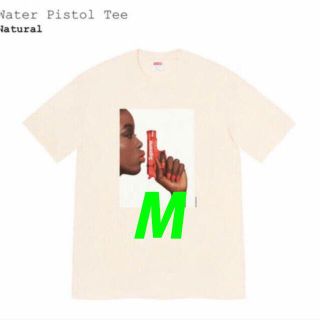 シュプリーム(Supreme)のM Supreme Water Pistol Tee Natural(Tシャツ/カットソー(半袖/袖なし))