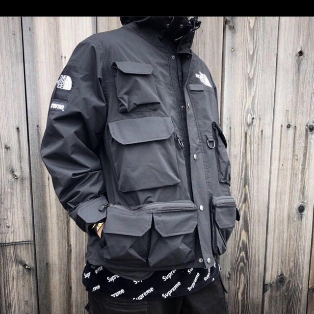 タグあり supreme the north face cargo jacket