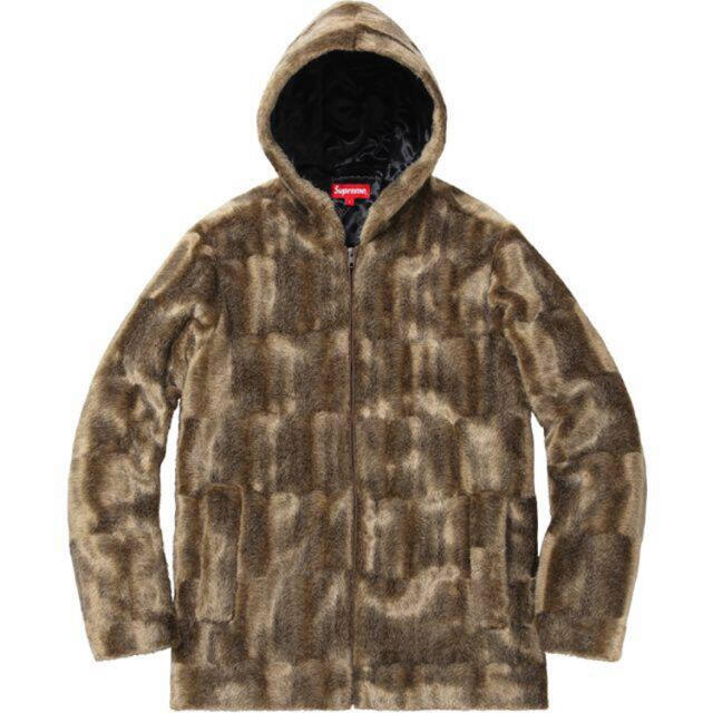 [希少 XL] Supreme Faux Fur Hooded Jacket