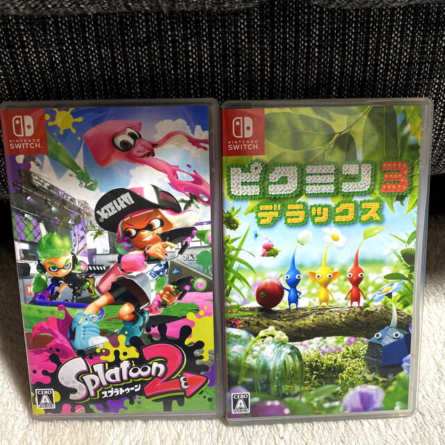 任天堂ピクミン3 デラックス スプラトゥーン2 スイッチカセット　ソフト