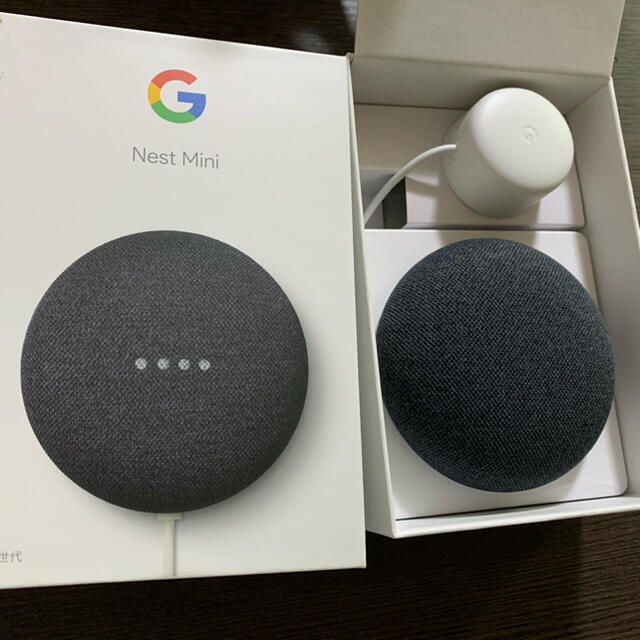 Google(グーグル)のGoogle Nest Mini スマホ/家電/カメラのオーディオ機器(スピーカー)の商品写真