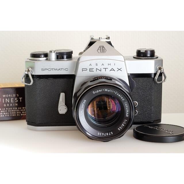 Pentax SP + S-M-C TAKUMAR 1:1.8/55 美品・試写