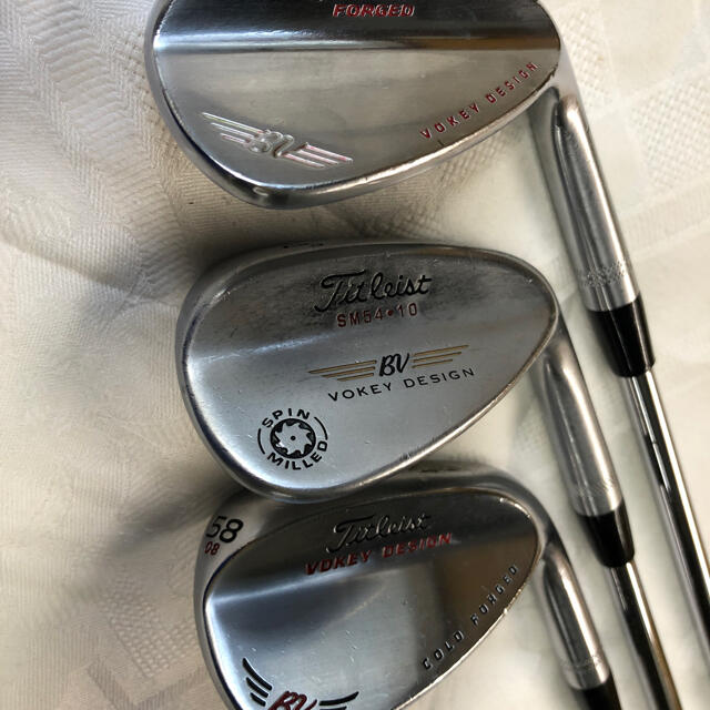 Titleist(タイトリスト)のタイトリストボーケイ　三本　中古 スポーツ/アウトドアのゴルフ(クラブ)の商品写真