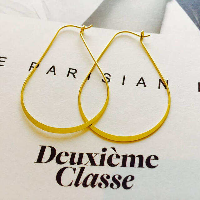 H.P.FRANCE(アッシュペーフランス)の★新品 DEUXIEME CLASSE ドゥーズィエムクラス 楕円フープピアス レディースのアクセサリー(ピアス)の商品写真