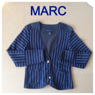 マークジェイコブス(MARC JACOBS)のMARC★ボーダージャケット(ノーカラージャケット)