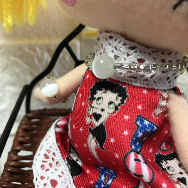 ☆イルメール アクセサリー ハンドメイド ホワイト ハンドメイドのぬいぐるみ/人形(人形)の商品写真