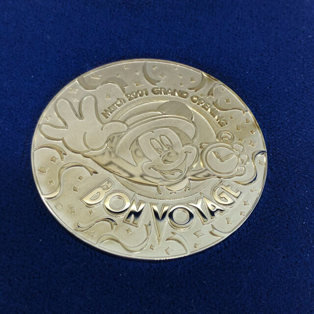 Disney(ディズニー)のボンボヤージュ 銀製 コイン エンタメ/ホビーの美術品/アンティーク(金属工芸)の商品写真