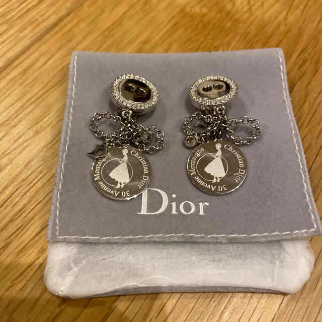 Dior  リボンビジューイヤリング　美品