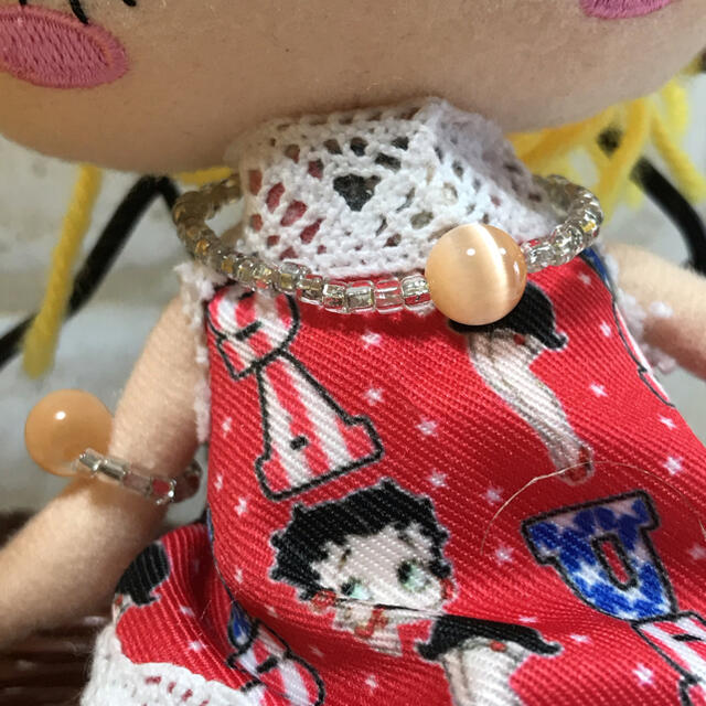 ☆イルメール ハンドメイド アクセサリー オレンジ ハンドメイドのぬいぐるみ/人形(人形)の商品写真