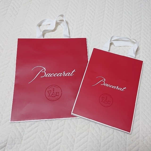 Baccarat(バカラ)の REYONA様 専用 バカラ baccarat 紙袋 ショッパー インテリア/住まい/日用品のオフィス用品(ラッピング/包装)の商品写真