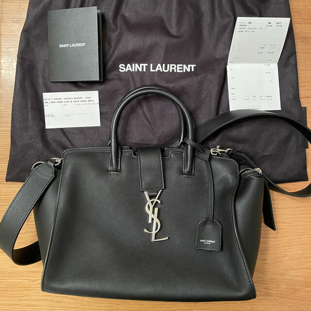 Saint Laurent(サンローラン)の★ゆーきゃん様お取り置き★ サンローラン　ダウンタウン　ブラック　シルバーロゴ レディースのバッグ(ショルダーバッグ)の商品写真