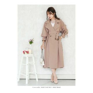 ヴァニレ レーストレンチコート♡ミルクホワイト